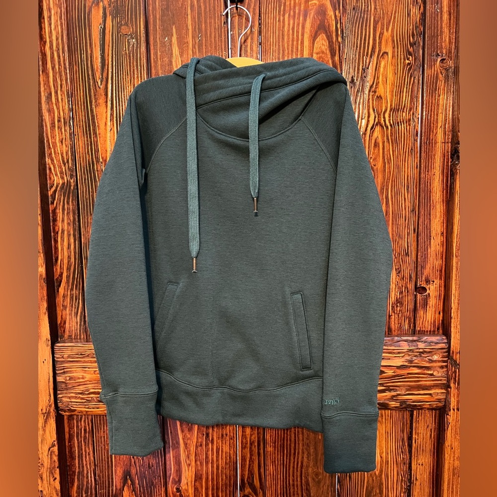 Marmot cowl neck hoodie, very cozy